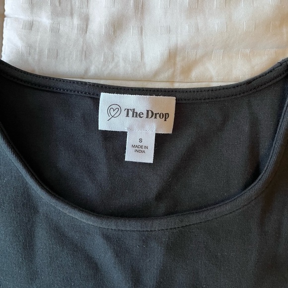 NWOT The Drop Crop Top S Black - Picture 6 of 12